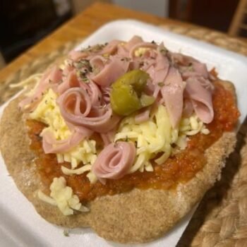 Pizetas integrales individuales Jamón